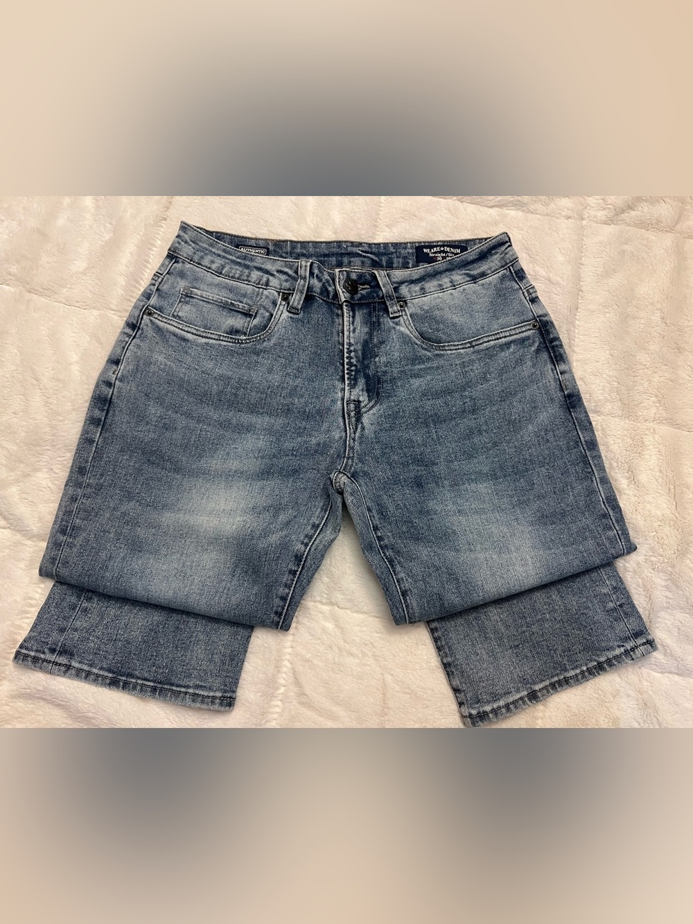 Men’s Buffalo David Bitton Straight Six Jeans Blue